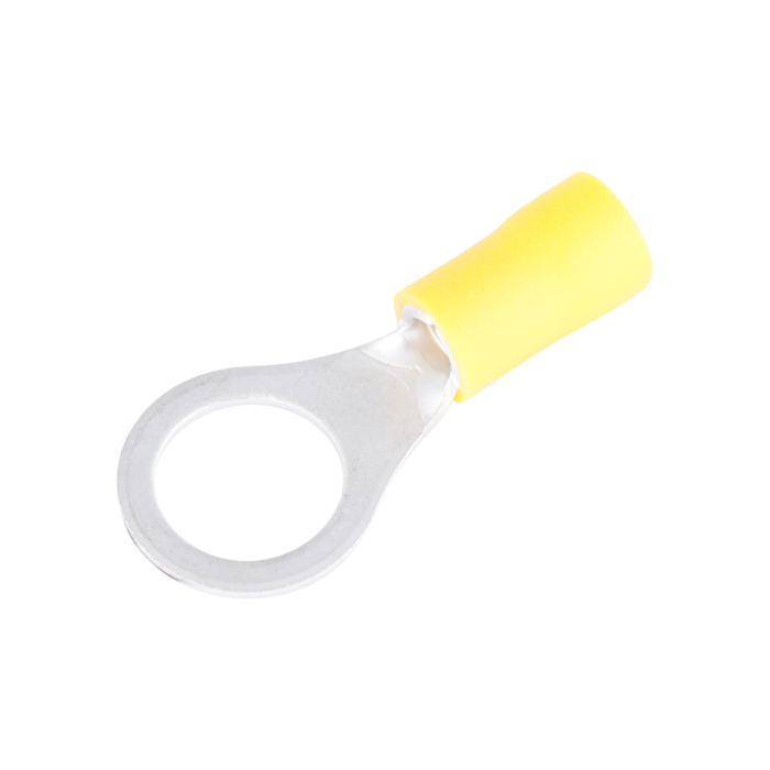 Gardner Bender #12-#10 AWG (5 mm²) Vinyl-Insulated Ring Terminals (1/4" to 3/8" Stud)