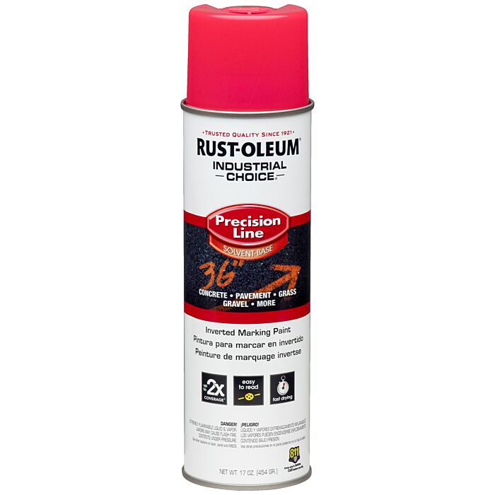 Rust-Oleum Industrial Choice - M1600 System SB Precision Line Marking Paint - Colors - Fluorescent Pink