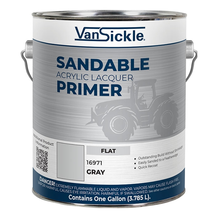 Van Sickle Sandable Acrylic Lacquer Primer (Flat - Gray) Gallon