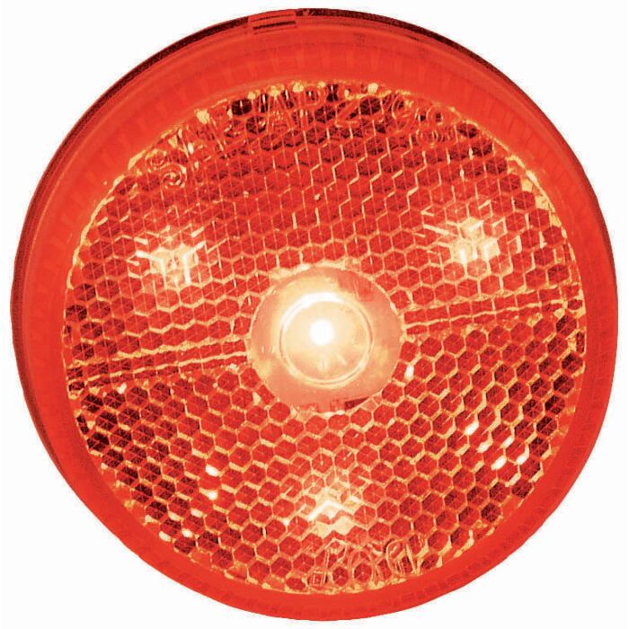Peterson 16 V LED Red Round Clearance Light