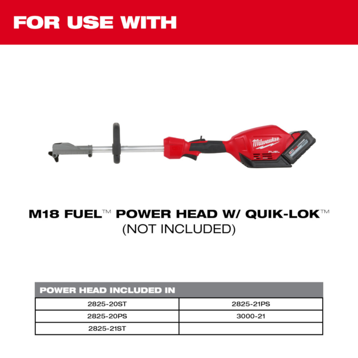 Milwaukee M18 FUEL™ QUIK-LOK™ Edger Attachment