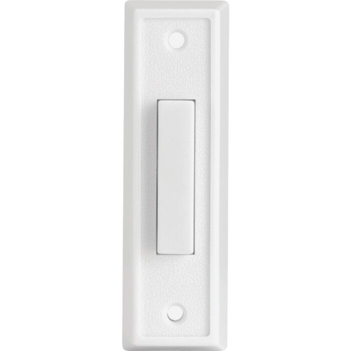 Heath Zenith Plastic Wired Pushbutton Doorbell Heath Zenith Plastic Wired Pushbutton Doorbell
