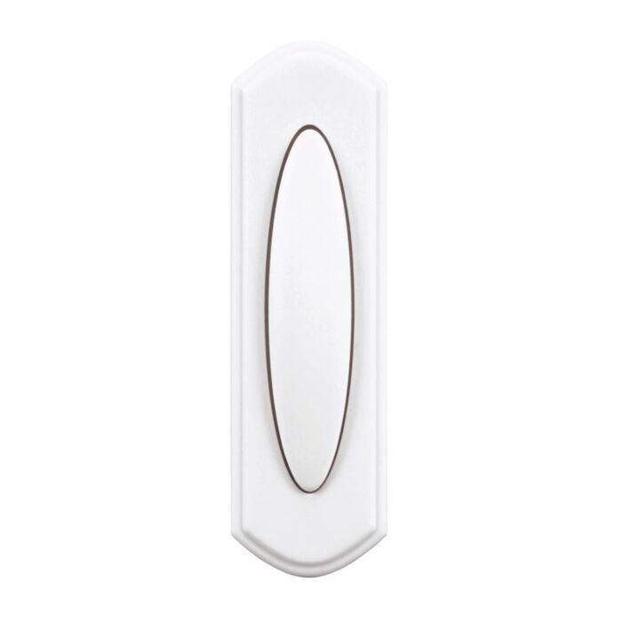 HeathZenith Plastic Wireless Pushbutton Doorbell