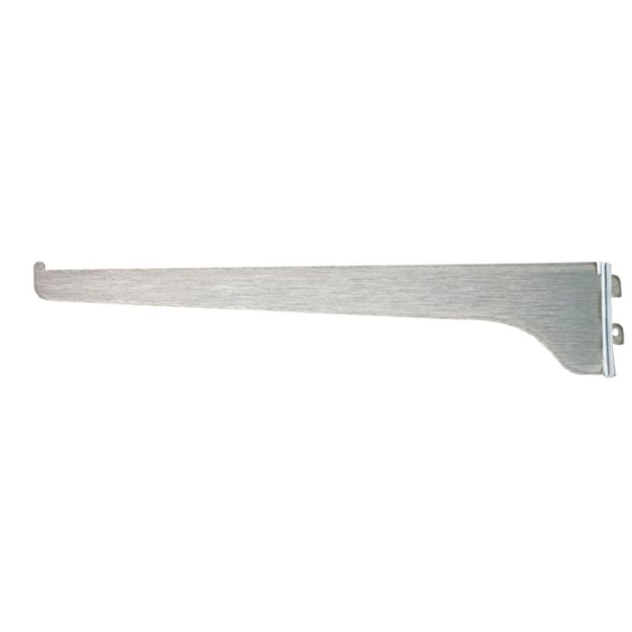 Knape & Vogt 180 Series 12 In. Anochrome Steel Regular-Duty Single-Slot Shelf Bracket