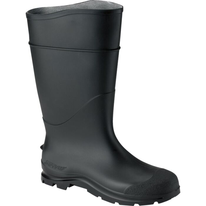 Servus Men's PVC Rubber Work Boot (Black) Size 8