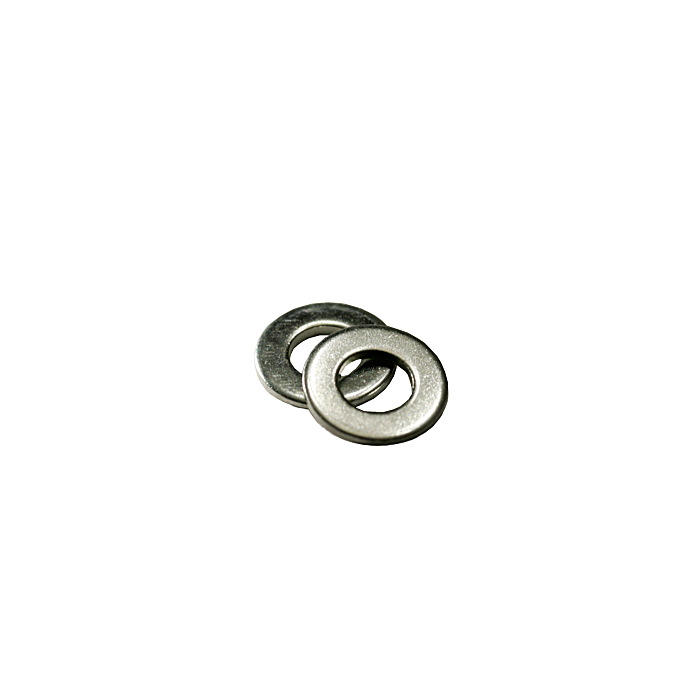 SAE Flat Washer, Low Carbon, Zinc Plated, Cr+3, 9/16" Diameter