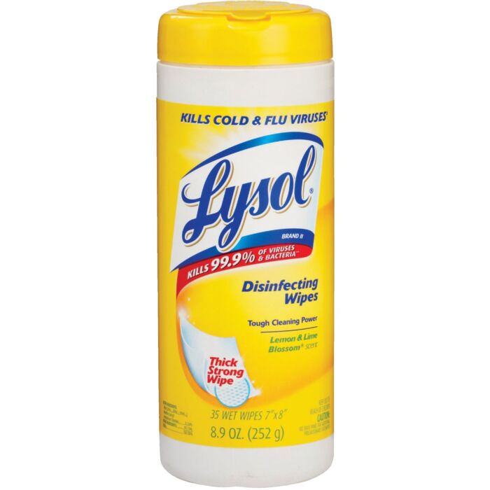 Lysol Lemon & Lime Blossom Sanitizing Wipes (35-Count)