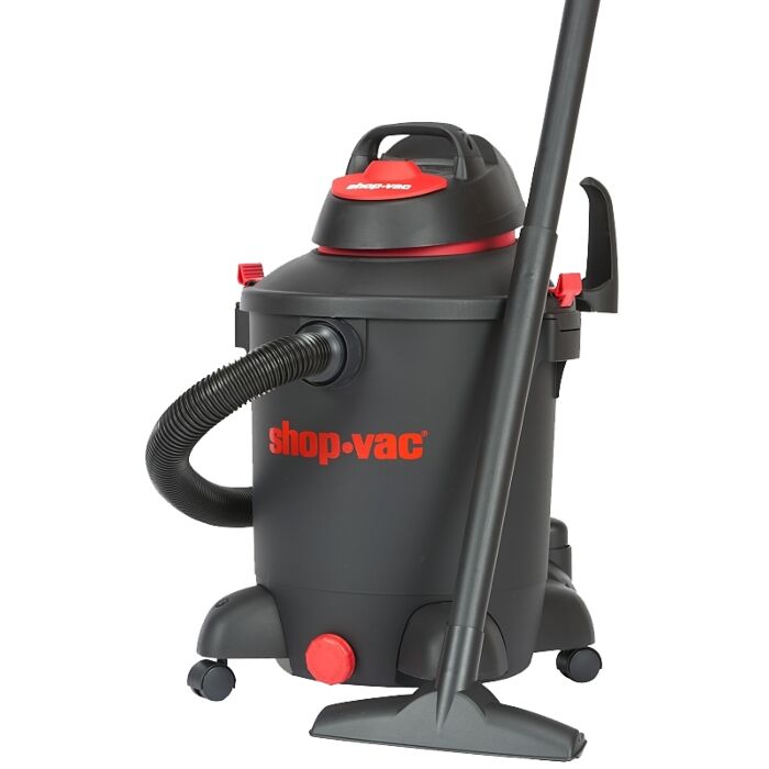 Shop-Vac 5982105 Wet/Dry Vacuum, 10 gal Vacuum, 70 cfm Air, Cartridge, Dry, Foam Sleeve Filter, 5.5 hp, 120 VAC