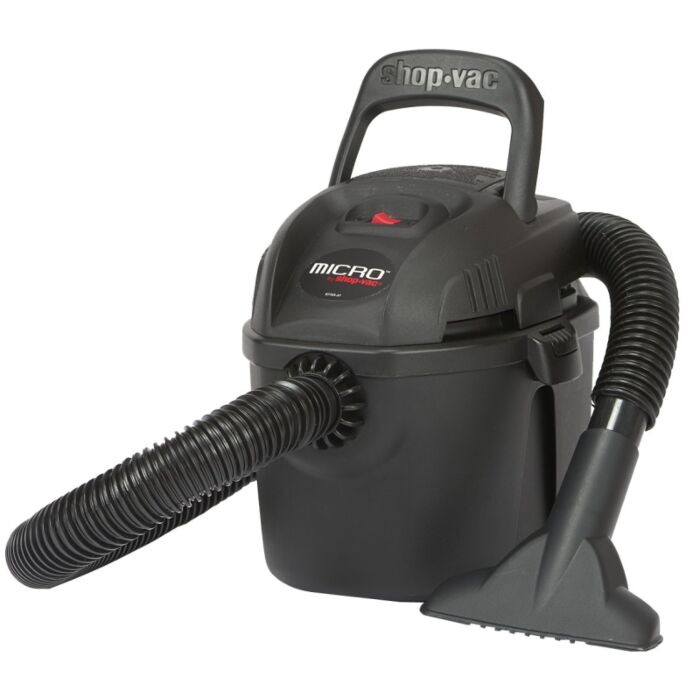 Shop Vac 2021005 Wet Dry Vacuum 1 gal Vacuum 50 cfm Air Disposable Filter 1 hp 120 VAC Black Housing