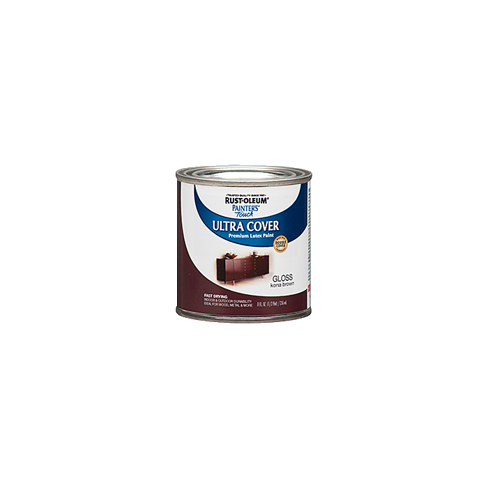 Rust-Oleum Painter's® Touch Ultra Cover - Multi-Purpose Brush-On - Half-Pint - Gloss Kona Brown