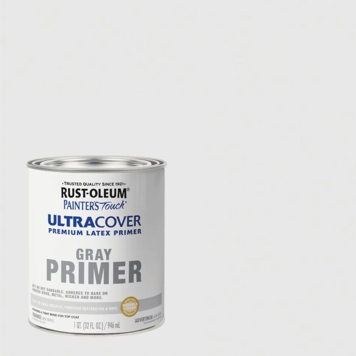 Rustoleum Painter's® Touch Ultra Cover Multi-Purpose Brush-On (Flat - Gray) 1 qt