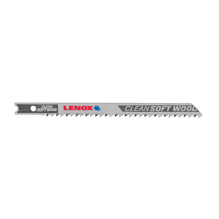 Lenox LENOX U-Shank Clean Wood Cutting Jig Saw Blade, 4" X 5/16" 10 Tpi, 3 Pack