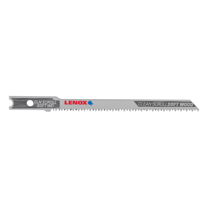 Lenox LENOX U-Shank Scroll Cutting Jig Saw Blade, 3 1/2" X 7/32" 20 Tpi, 3 Pack