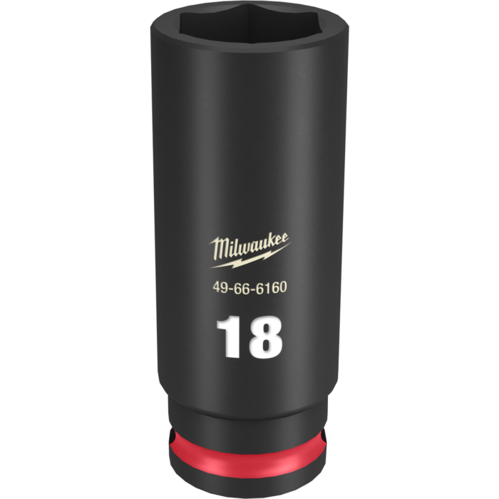 Milwaukee SHOCKWAVE™ Impact Duty 3/8" Drive 18MM Deep 6 Point Socket