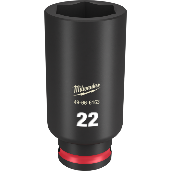 Milwaukee SHOCKWAVE™ Impact Duty 3/8" Drive 22MM Deep 6 Point Socket