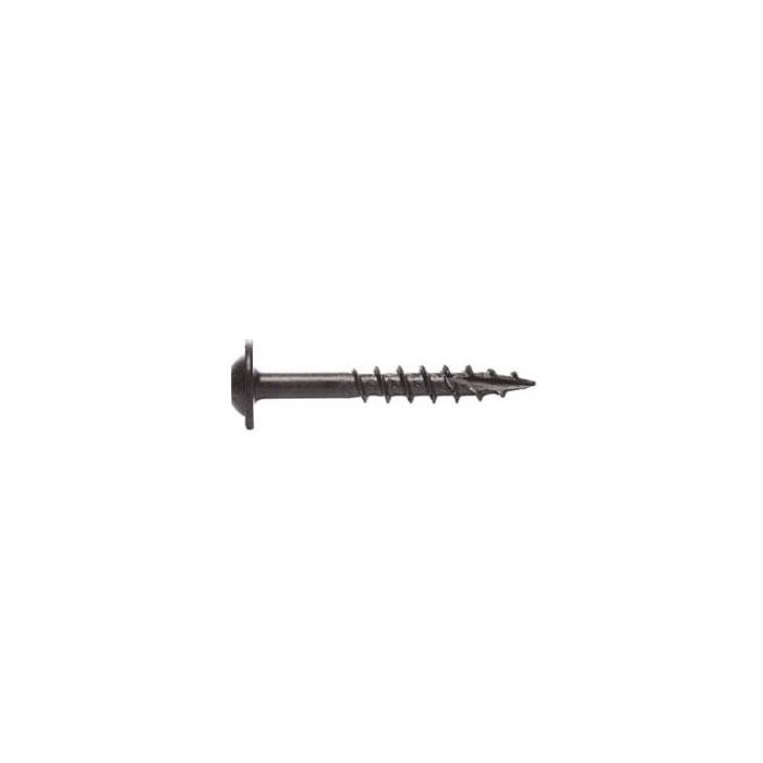 Big Timber #7 x 1-1/4 In. Round Washer Head Screw (222 Ct., 1 Lb.) Brown