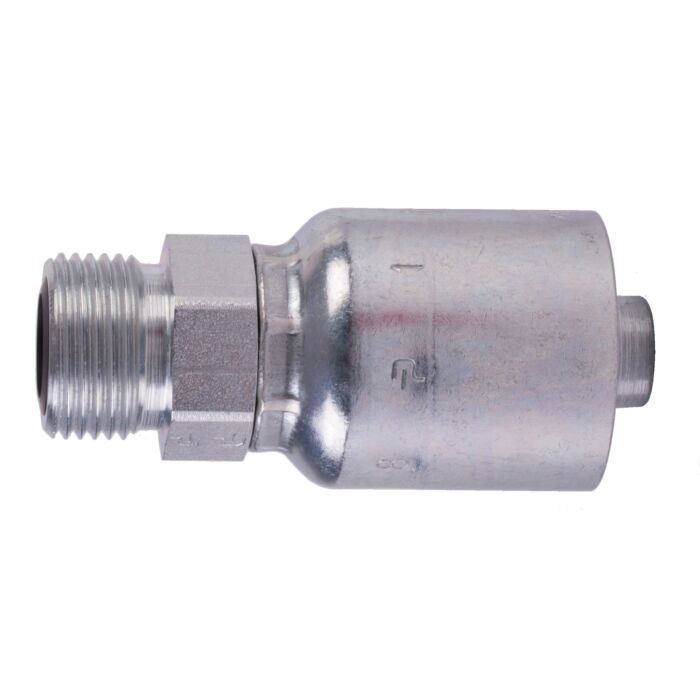 Parker 13/16 in-16 Male Seal-Lok with O-Ring Carbon Steel Rigid Hydraulic Hose End