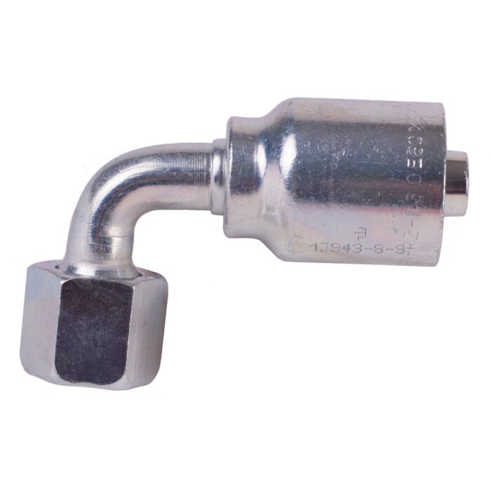 Parker 13/16 in-16 Female Seal-Lok Carbon Steel Swivel Short Drop Hydraulic Hose End