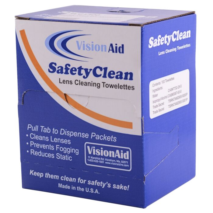 Radians® Lens Cleaning Towelette 4-1/2 in x 8 in, 100 per box
