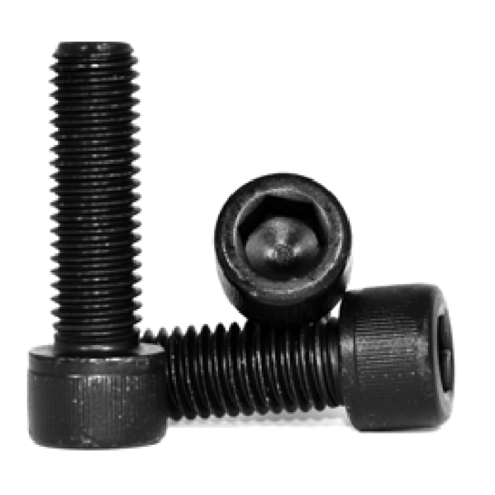 Socket Head Cap Screw, Coarse Thread, M10-1.50, 20mm Length, 12.9 Alloy, ISO 4762 / DIN 912 Thermal Black