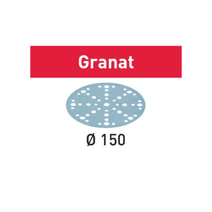 Abrasive sheet STF D150/48 P120 GR/10 Granat