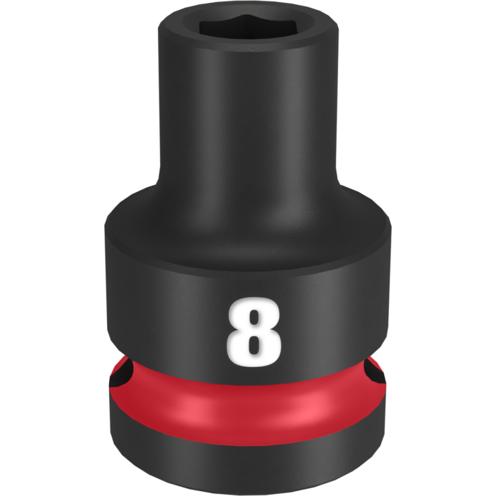 Milwaukee SHOCKWAVE™ Impact Duty 1/2" Drive 8MM Standard 6 Point Socket