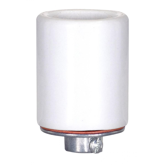 Satco Medium Keyless Porcelain Socket - 1/4 IPS