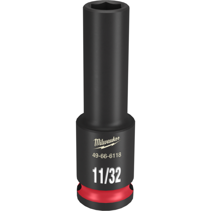 Milwaukee SHOCKWAVE™ Impact Duty 3/8" Drive 11/32" Deep 6 Point Socket