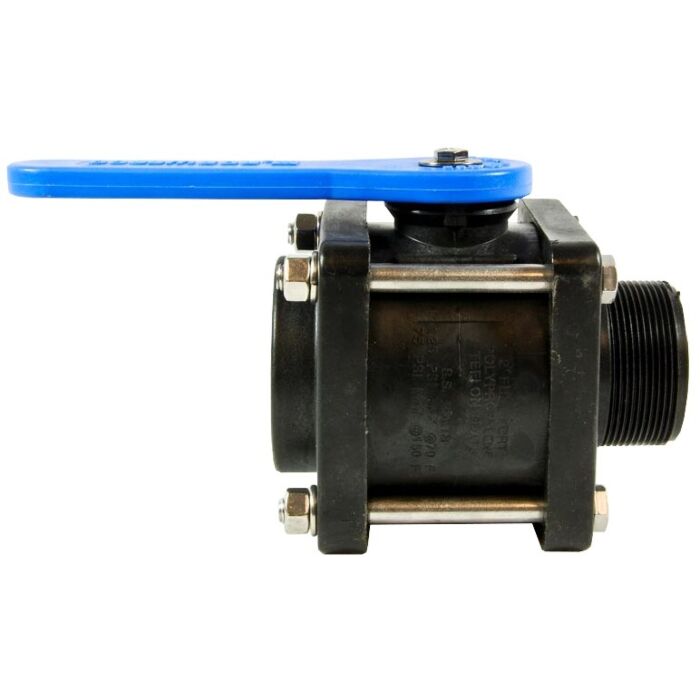 Norwesco 2 in MNPT x FNPT Connection Type Full Port Type Compact Bolted Ball Valve