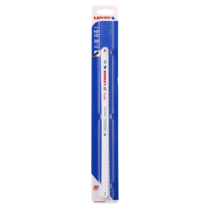 Lenox 24 tpi T2 Technology Hacksaw Blade (10pk) 10 in.