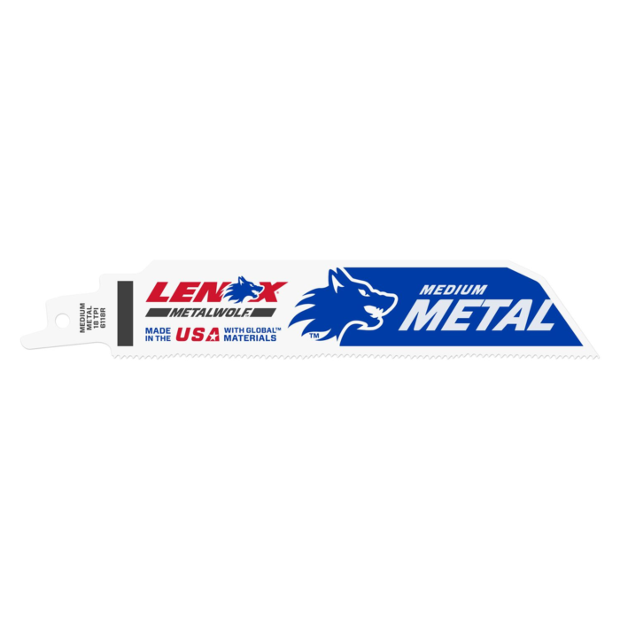 Lenox LENOX 6" 18TPI METALWOLF WAVE EDGE Reciprocating Saw Blades (25 Pack)