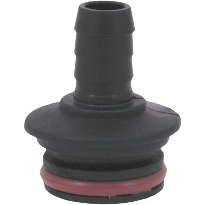 Wilger 1/2 in Barb Viton Seal Flow Indicator