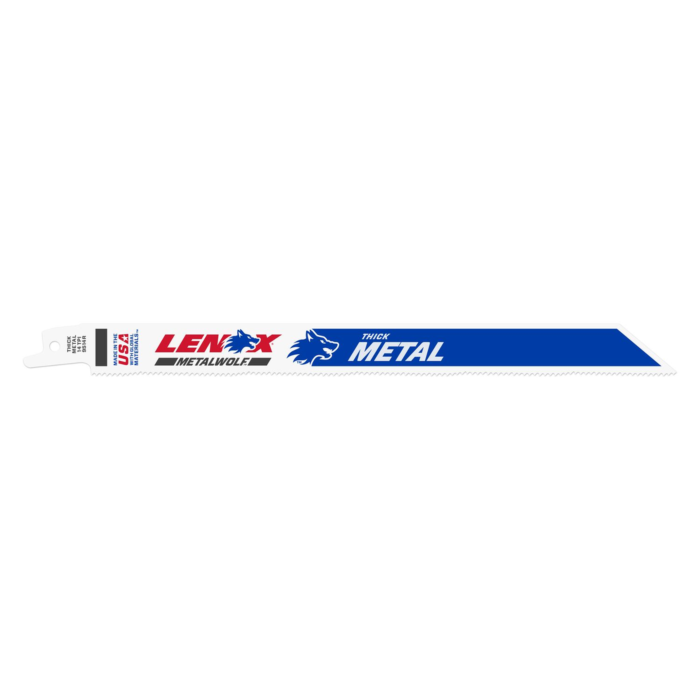 Lenox LENOX Metal Cutting Reciprocating Saw Blade With Power Blast Technology, Bi-Metal, 9-Inch, 14 Tpi, 2/Pk
