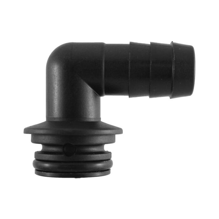 Wilger 3/4 in 90 deg Barb Viton Seal Flow Indicator