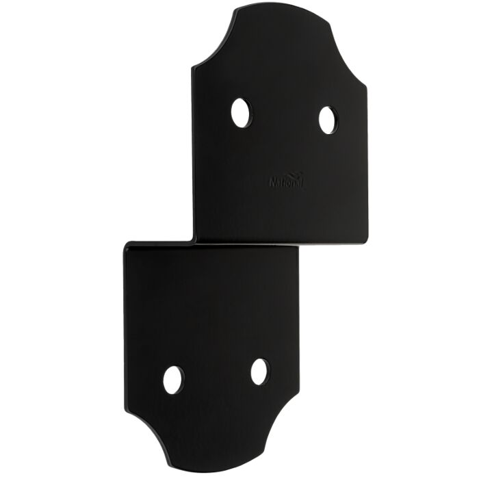 National Hardware Hartley 1219BC Series N800-009 Joist Tie, 9-1/2 in L, 5 in W, Steel, Storm Shine/Powder-Coated, Black