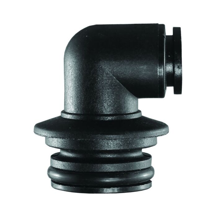 Wilger 3/8 in ORS Male x Push in Tube 90 deg Elbow