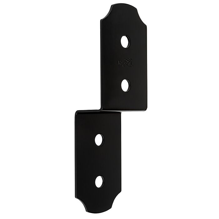National Hardware Hartley 1219BC Series N800-025 Joist Tie, 9-3/4 in L, 3 in W, Steel, Storm Shine/Powder-Coated, Black