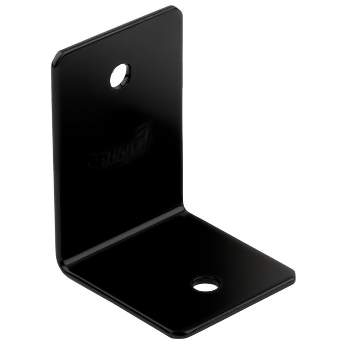 National Hardware Indio 1218BC N800-203 Joist Tie, 2 in L, 1-3/8 in W, Steel, Storm Shine/Powder-Coated, Black