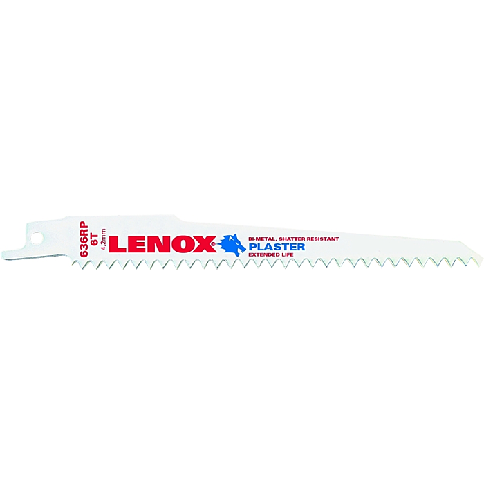 Lenox LENOX LUMBERWOLF Reciprocating Saw Blades 6 TPI 152 x 19 x 0.9 mm 5/PK