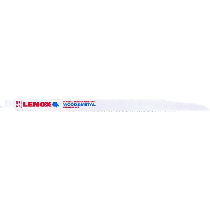 Lenox LENOX 12 In. General Purpose Bi-Metal Reciprocating Saw Blades With 10/14 Tpi (5 Pk)