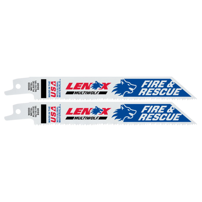 Lenox LENOX MULTIWOLF WAVE EDGE Reciprocating Saw Blades 10/14 TPI 152 x 19 x 1.3 mm 2/PK