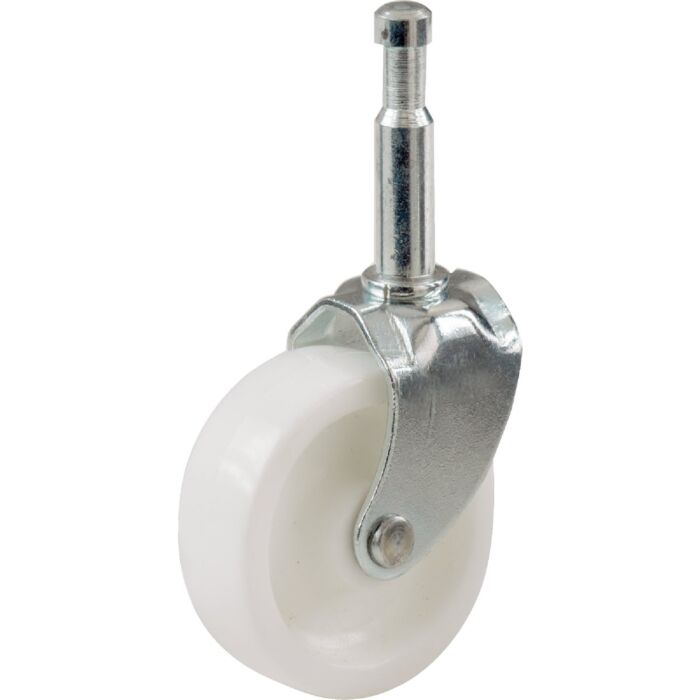 Do it 1-5/8 In. Light-Duty Plastic Swivel Stem White Caster (4pk)
