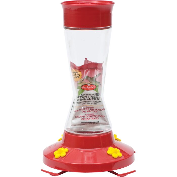 Perky-Pet Glass No-Drip Hummingbird Feeder - 16 oz