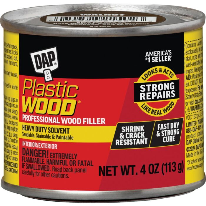 DAP Plastic Wood Professional Wood Filler (Walnut) 4 oz