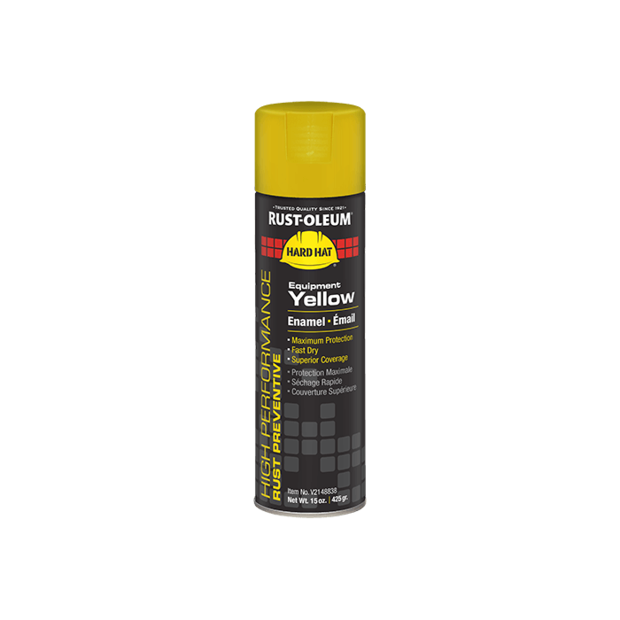 Rust-Oleum High Performance V2100 Enamel Spray Paint (Equipment Yellow) 15 oz