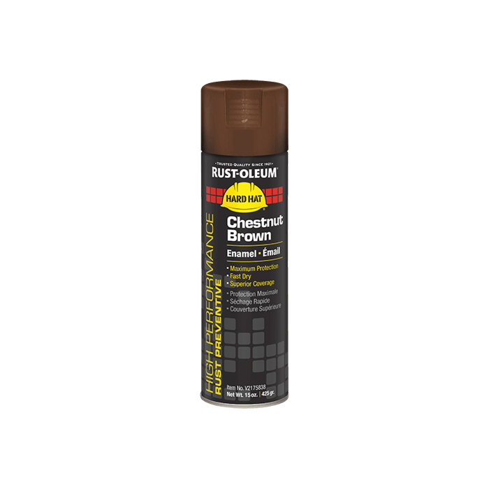 Rust-Oleum High Performance V2100 Enamel Spray Paint (Chestnut Brown) 15 oz