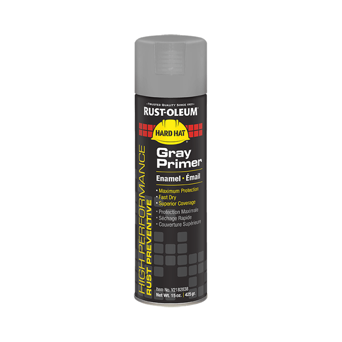 Rust-Oleum High Performance V2100 Enamel Spray Primer (Gray) 15 oz