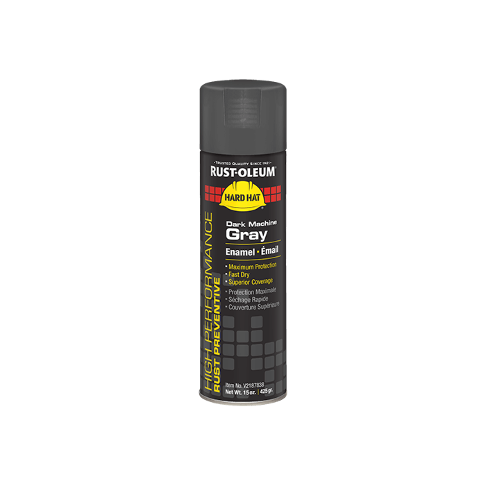Rust-Oleum High Performance V2100 Enamel Spray Paint (Dark Machine Gray) 15 oz