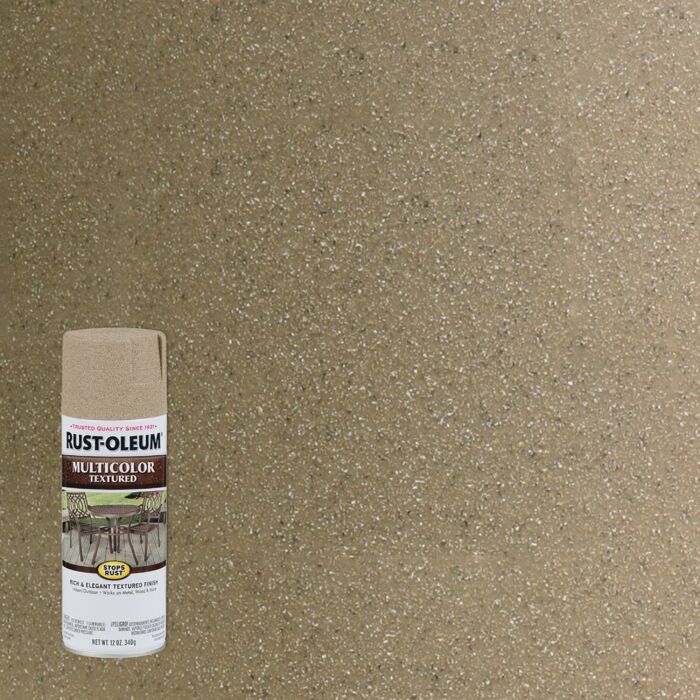 Rust-Oleum Stops Rust Multicolor Spray Paint (Textured - Desert Bisque) 12 oz