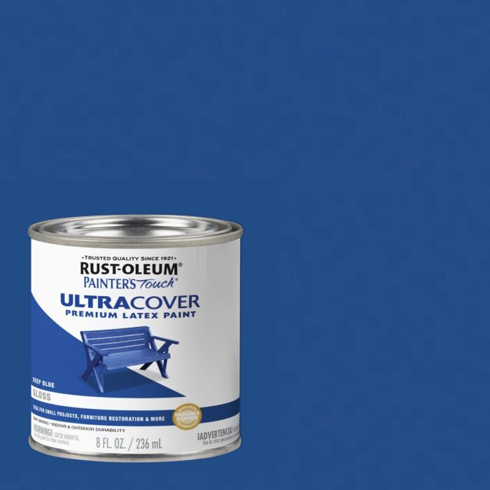 Rustoleum Painter's® Touch Ultra Cover Multi-Purpose Brush-On (Gloss - Deep Blue) 1/2 pt